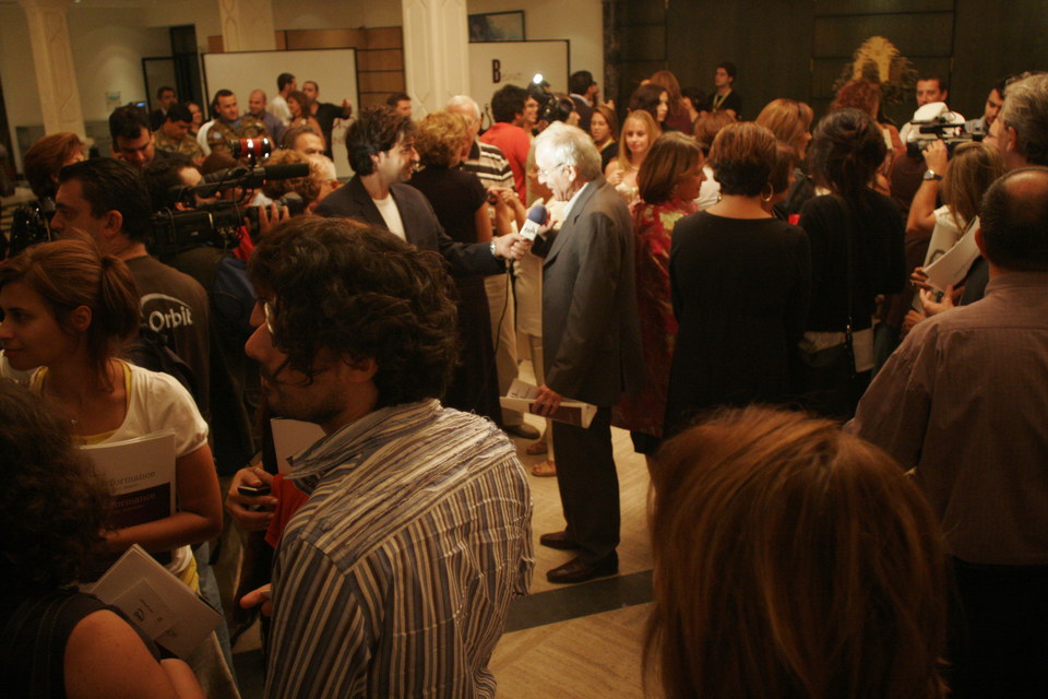 View of the Lobby before the opening