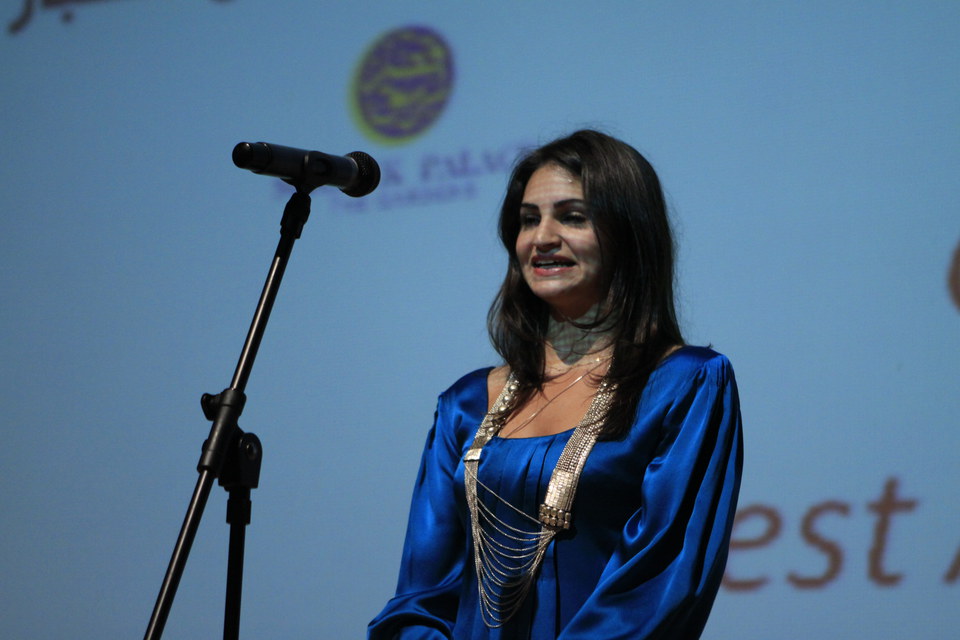 Ahd Kamel Winning 1st Best Short Film for her short “The Shoemaker”