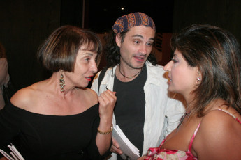 Colette Naufal, Ziad Doueiri & Hyam Saliby before opening ceremony