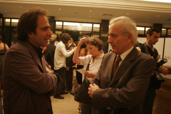 Hany Tamba director of closing film Melodrama Habibi, and Emile Chahine