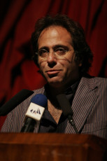 Director of Melodrama Habib, Hany Tamba intgroducing the cast and crew of his film