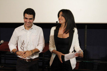 Elie Fahed, winner of a short film prize