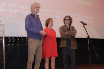 Jury members left to right: Santiago Amigorena, Vahina Gicante & Ziad Doueiri