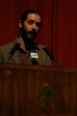 Elie Mitri, host, opening up the ceremony