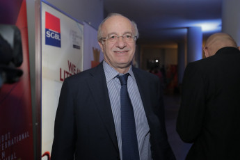Minister of Culture Mr. Ghattas Khoury arriving for opening night