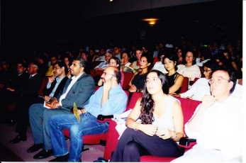 General view of Theatre Monot, during round table with Kiarostami