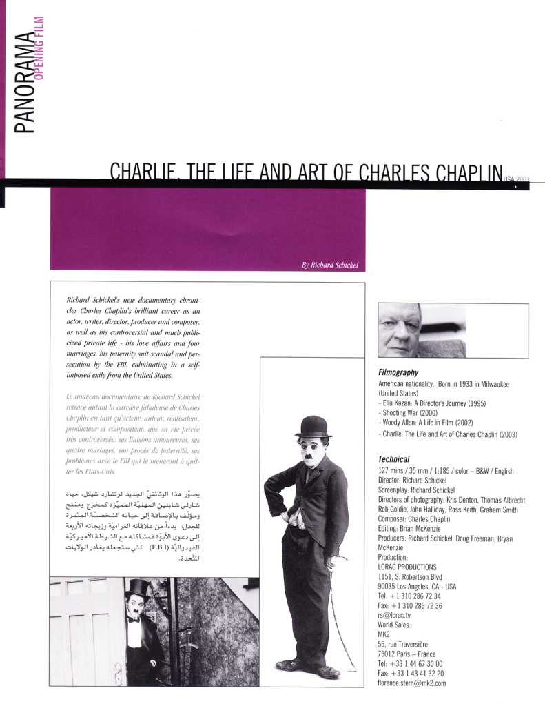 Charlie, The Life & Art Of Charles Chaplin